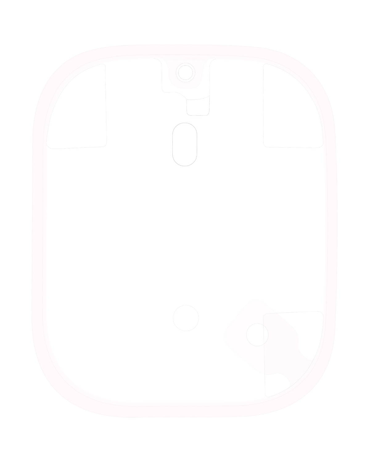 Waterproof LCD Adhesive Seal Compatible For Watch Series Ultra 1st Gen (49MM)