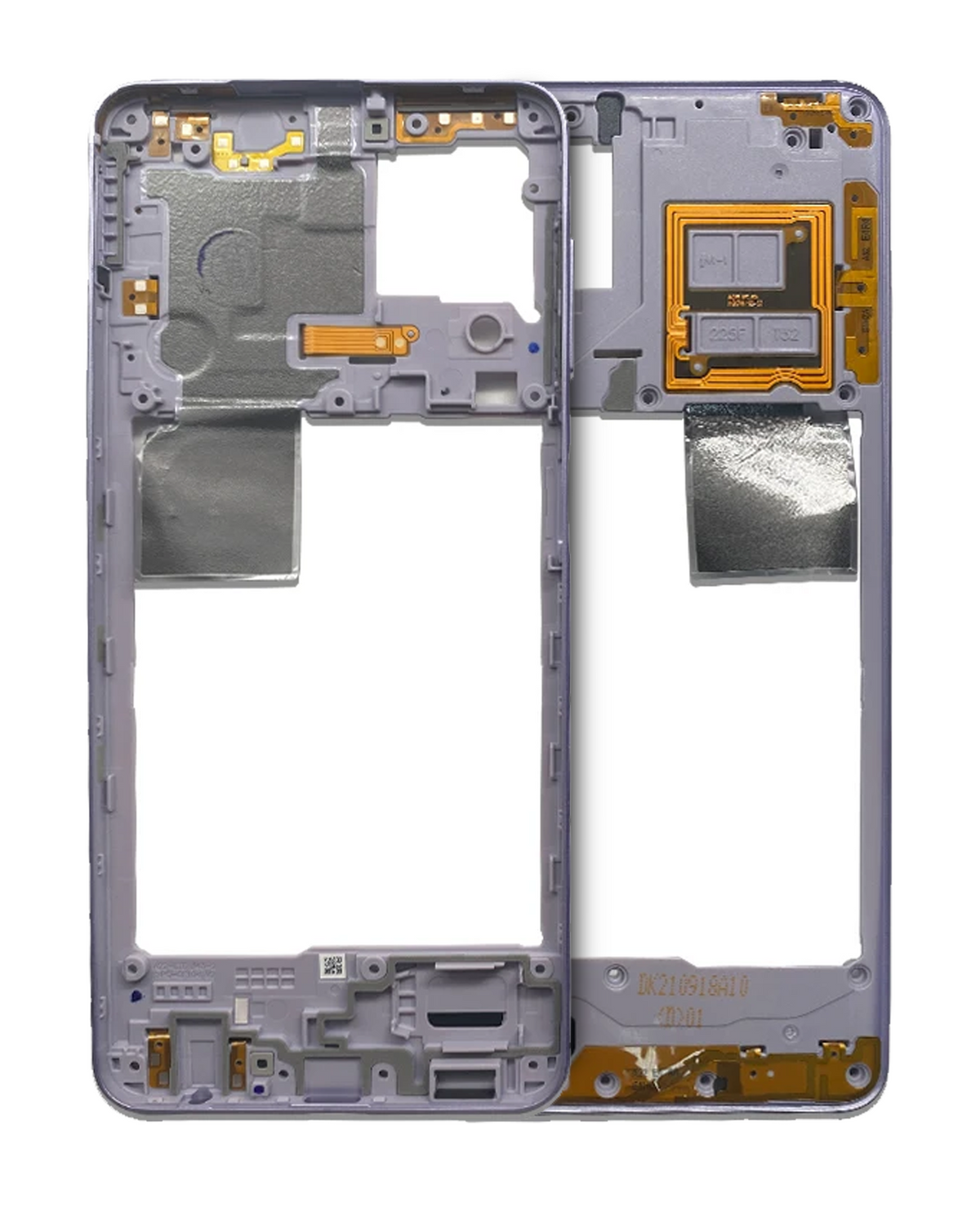 Mid-Frame Housing Compatible For Samsung Galaxy A22 4G (A225 / 2021) (Violet)