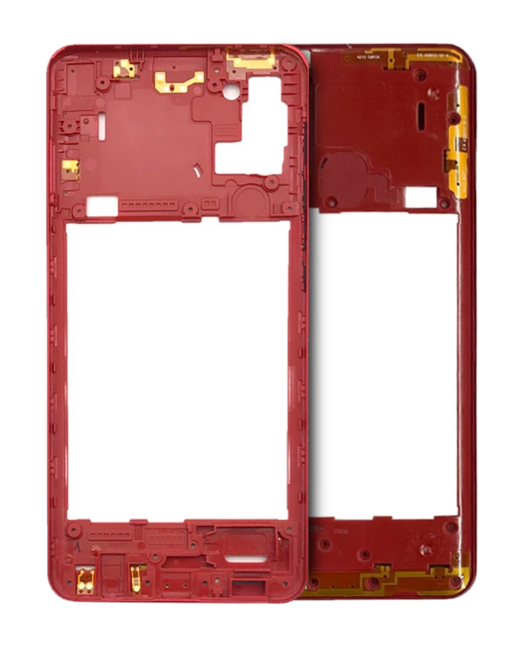 Mid-Frame Housing Compatible For Samsung Galaxy A21S (A217 / 2020) (Red)