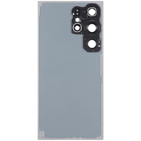 Back Cover Glass With Camera Lens Compatible For Samsung Galaxy S24 Ultra 5G Replacement(No Logo) (Aftermarket Plus) (Titanium Yellow)