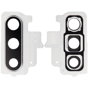 Back Camera Lens With Bracket / Bezel Compatible For Samsung Galaxy Note 10 Replacement  (Aura White)