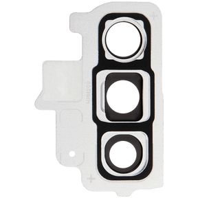 Back Camera Lens With Bracket / Bezel Compatible For Samsung Galaxy Note 10 Replacement  (Aura White)