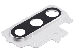 Back Camera Lens With Bracket / Bezel Compatible For Samsung Galaxy Note 10 Replacement  (Aura White)