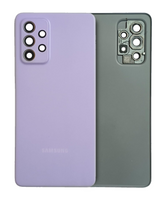 Replacement Back Cover Glass With Camera Lens Compatible For Samsung Galaxy A52 4G (A525 / 2021) (Service Pack) (Awesome Violet)