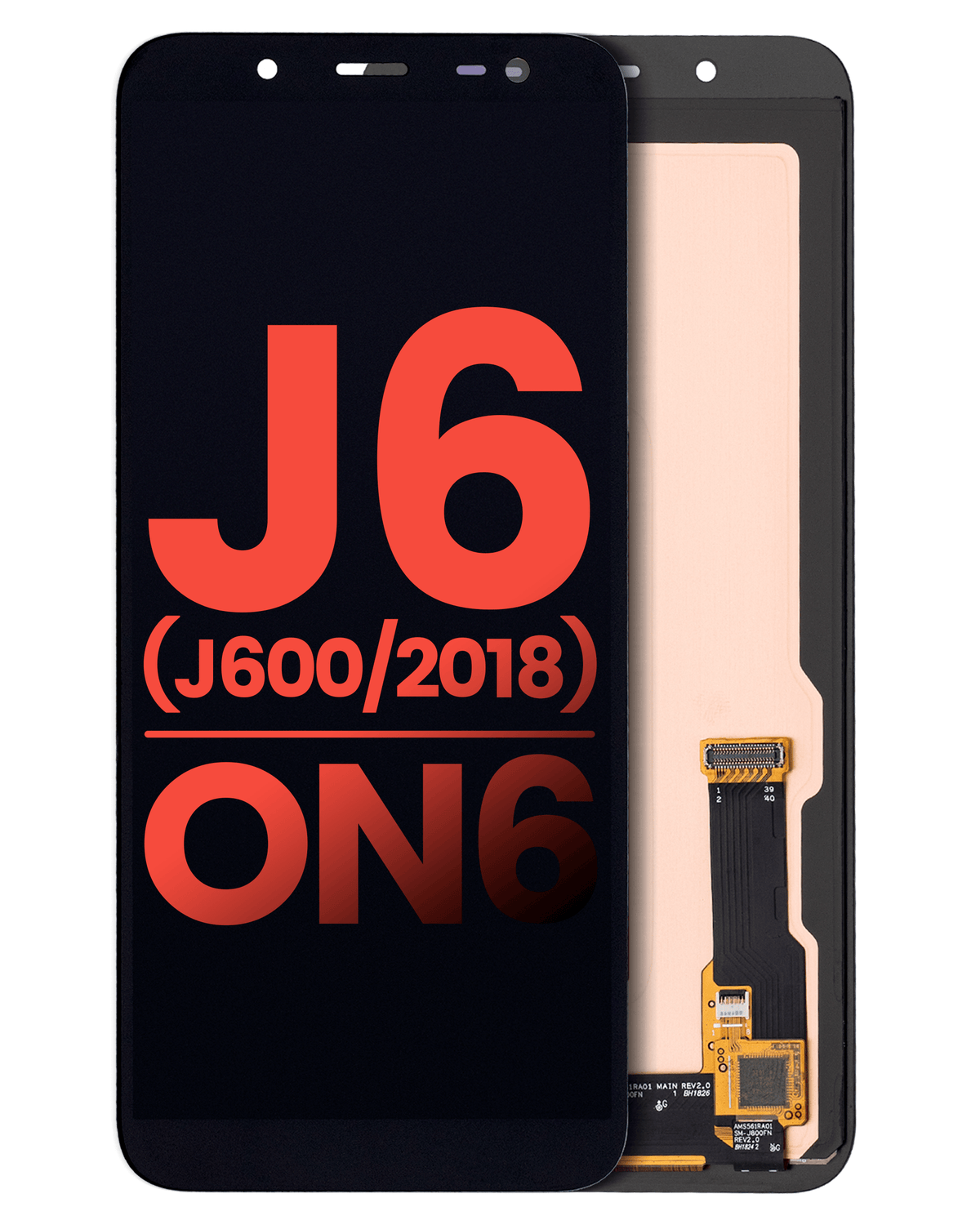 OLED Assembly Without Frame Compatible For Samsung Galaxy J6 / On6 (J600 / 2018) (Aftermarket Plus) (Black)