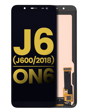 OLED Assembly Without Frame Compatible For Samsung Galaxy J6 / On6 (J600 / 2018) (Refurbished) (Black)