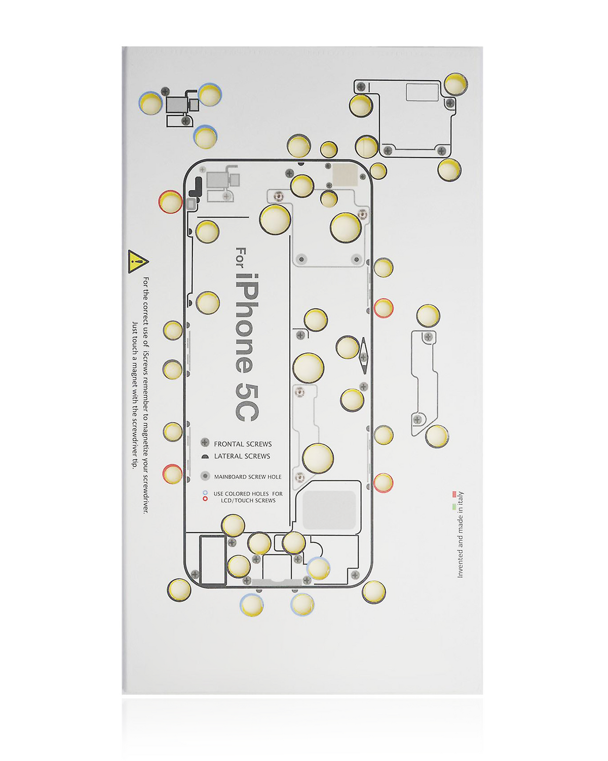 iScrews Position Mat Compatible For iPhone 5C (dottorpod)