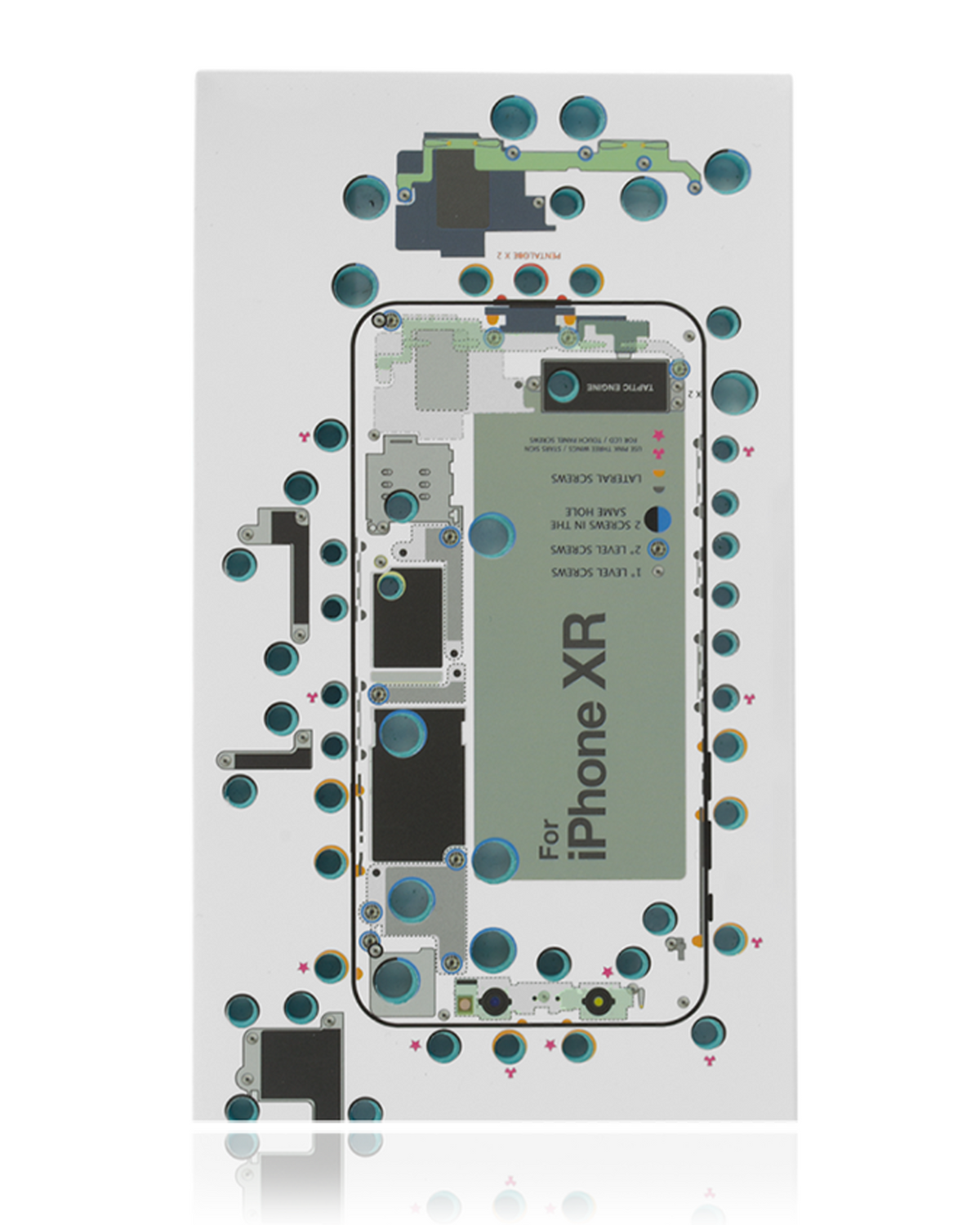 iScrews Position Mat Compatible For iPhone XR (dottorpod)