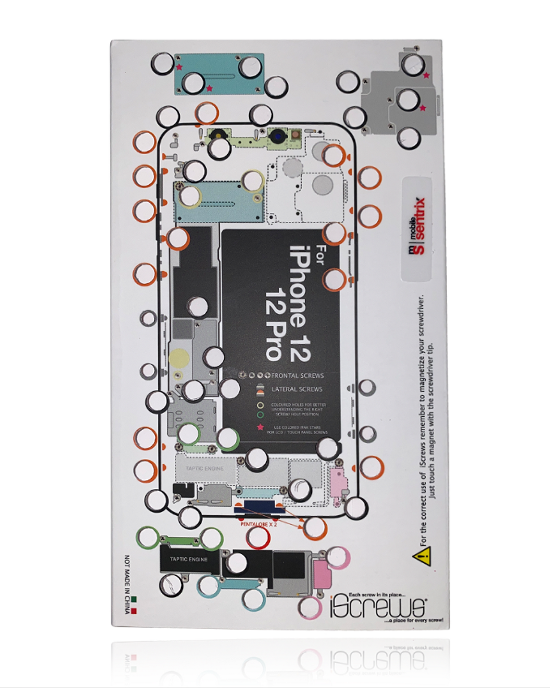 iScrews Position Mat Compatible For iPhone 12 / 12 Pro (dottorpod)