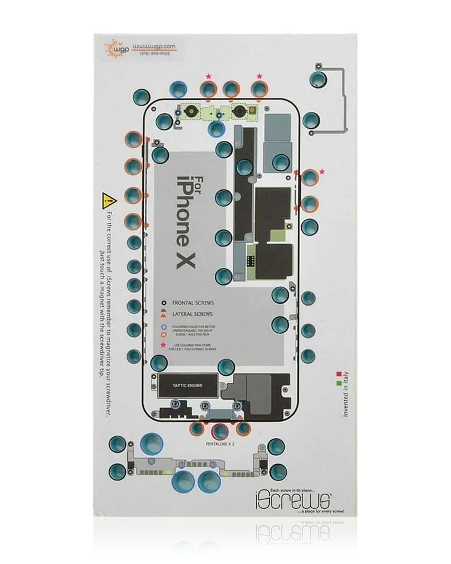 iScrews Position Mat Compatible For iPhone X (dottorpod)