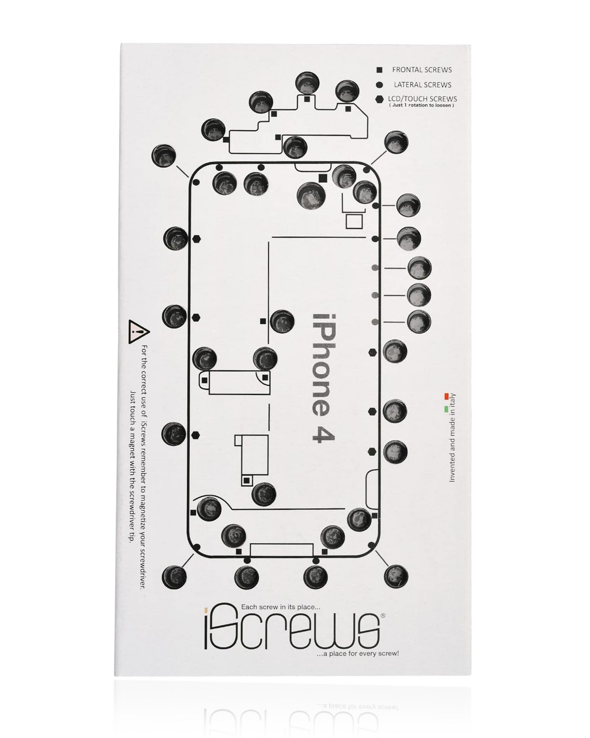 iScrews Position Mat Compatible For iPhone 4 (dottorpod)