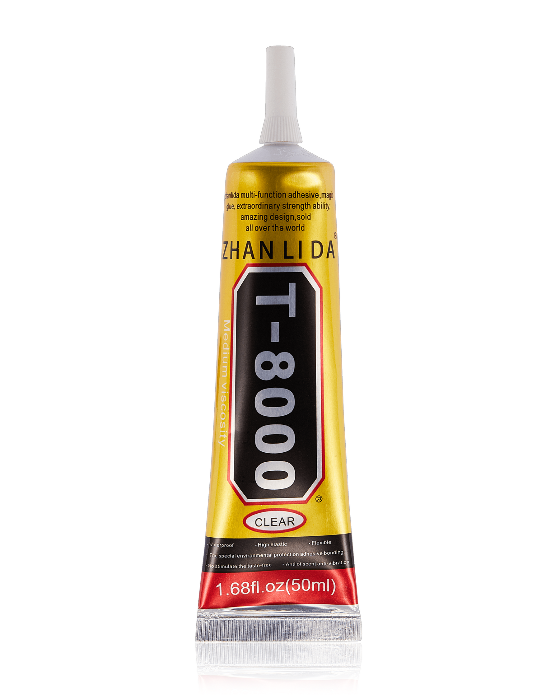 Multi-Purpose Glue Adhesive T8000 (50ml / Clear) (Zhanlida)