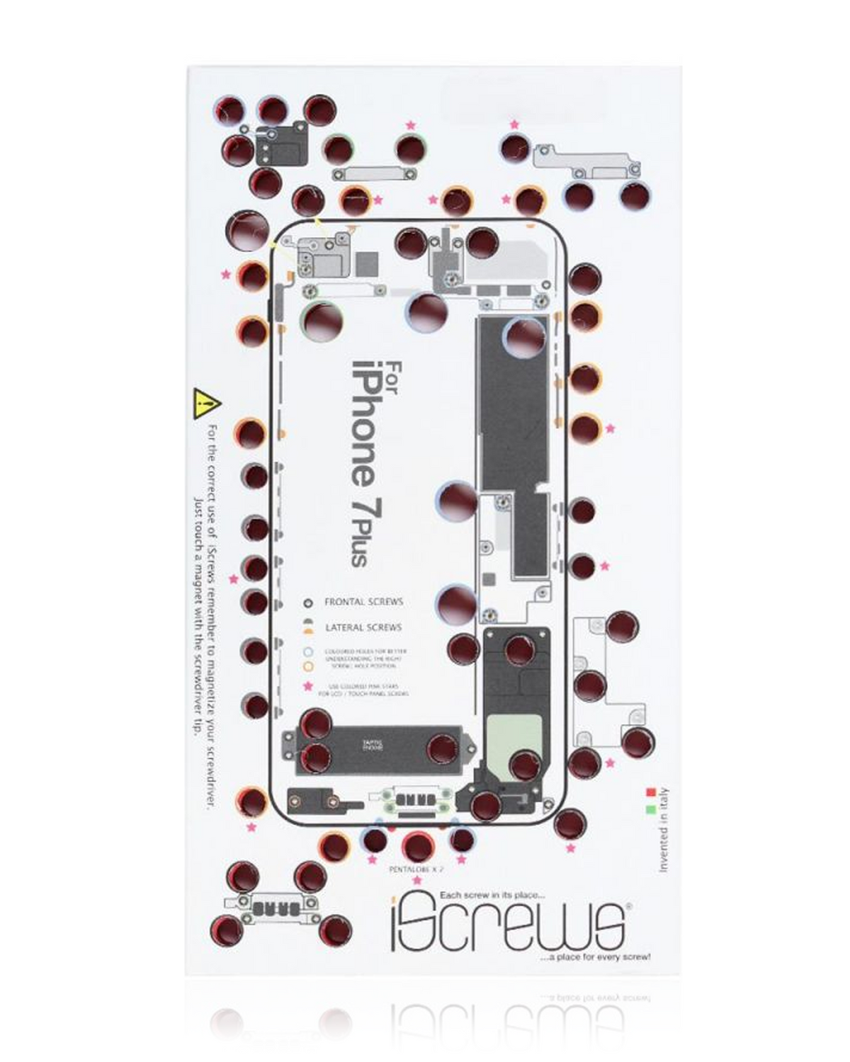 iScrews Position Mat Compatible For iPhone 7 Plus (dottorpod)