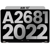 Complete LCD Display Assembly Compatible For MacBook Air 13" (A2681 / Mid 2022) (Used OEM Pull: Grade A) (Silver)