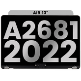 Complete LCD Display Assembly Compatible For MacBook Air 13" (A2681 / Mid 2022) (Used OEM Pull: Grade B) (Starlight)