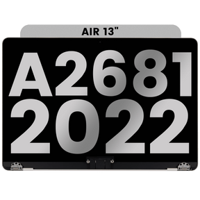 Complete LCD Display Assembly Compatible For MacBook Air 13" (A2681 / Mid 2022) (Used OEM Pull: Grade B) (Starlight)