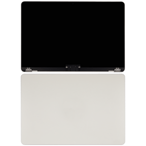 Complete LCD Display Assembly Compatible For MacBook Air 13" (A2681 / Mid 2022) (Used OEM Pull: Grade B) (Starlight)