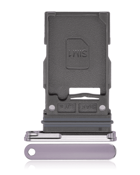 Single Sim Card Tray Compatible For Samsung Galaxy S23 5G / S23 Plus 5G Replacement (Lavender)