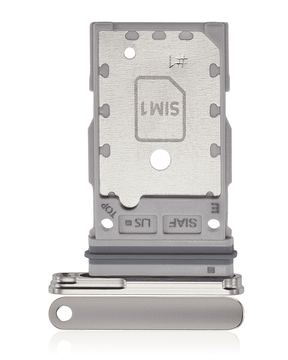 Replacement Dual Sim Card Tray Compatible For Samsung Galaxy S23 5G / S23 Plus 5G (Cream)