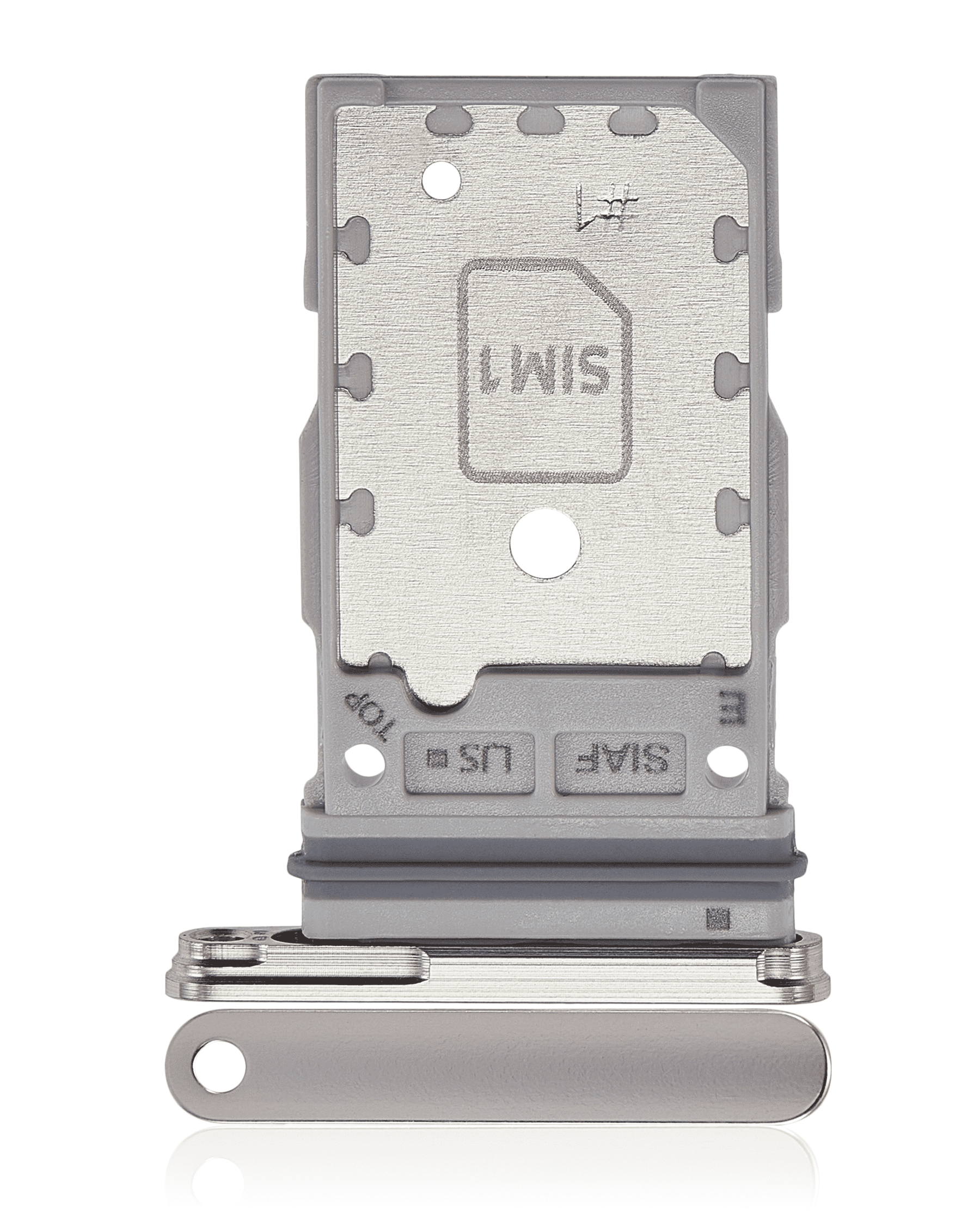 Replacement Dual Sim Card Tray Compatible For Samsung Galaxy S23 5G / S23 Plus 5G (Cream)