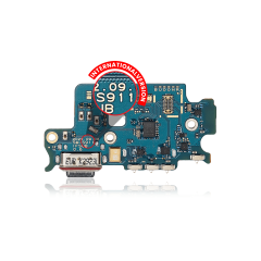 Charging Port Board With Sim Card Reader Compatible For Samsung Galaxy S23 5G Replacement(S911B) (International Version)