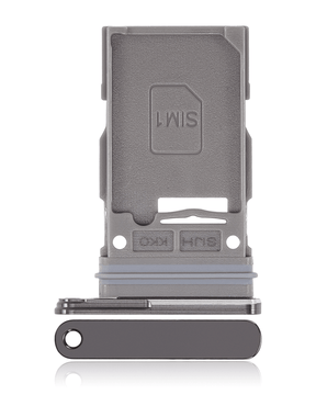 Replacement Single Sim Card Tray Compatible For Samsung Galaxy S22 Ultra 5G by MacFactory.Store (Phantom Black)