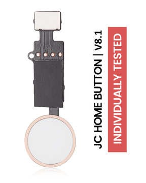 Home Button Solution Compatible For iPhone 7 / 7 Plus / 8 / 8 Plus / SE (2020) / SE (2022) (Rose Gold) (Version 8.1 / JCID / Individually Tested For Functionality)