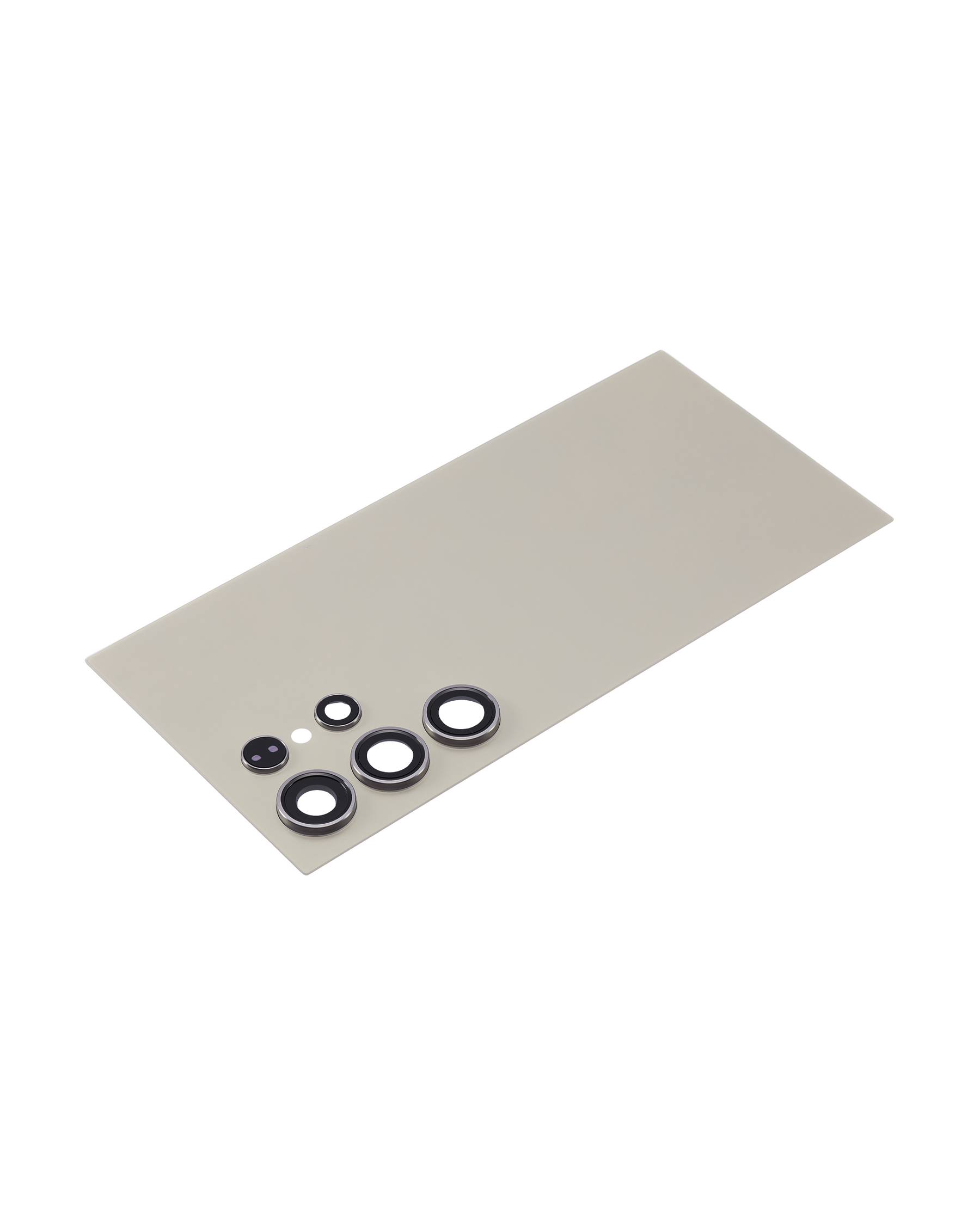 Back Cover Glass With Camera Lens Compatible For Samsung Galaxy S24 Ultra 5G Replacement by MacFactory(No Logo) (Aftermarket Plus) (Titanium Gray) Replacement By MacFactory