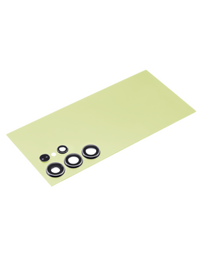 Back Cover Glass With Camera Lens Compatible For Samsung Galaxy S24 Ultra 5G Replacement(No Logo) (Aftermarket Plus) (Titanium Green)