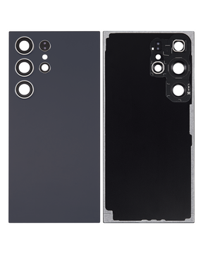 Back Cover Glass With Camera Lens Compatible For Samsung Galaxy S24 Ultra 5G Replacement by MacFactory (No Logo) (Aftermarket Plus) (Titanium Violet)