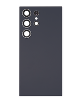 Back Cover Glass With Camera Lens Compatible For Samsung Galaxy S24 Ultra 5G Replacement by MacFactory (No Logo) (Aftermarket Plus) (Titanium Violet)