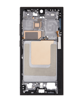 Replacement Mid-Frame Housing Compatible For Samsung Galaxy S24 Ultra 5G (North American & International Version) (Titanium Black)