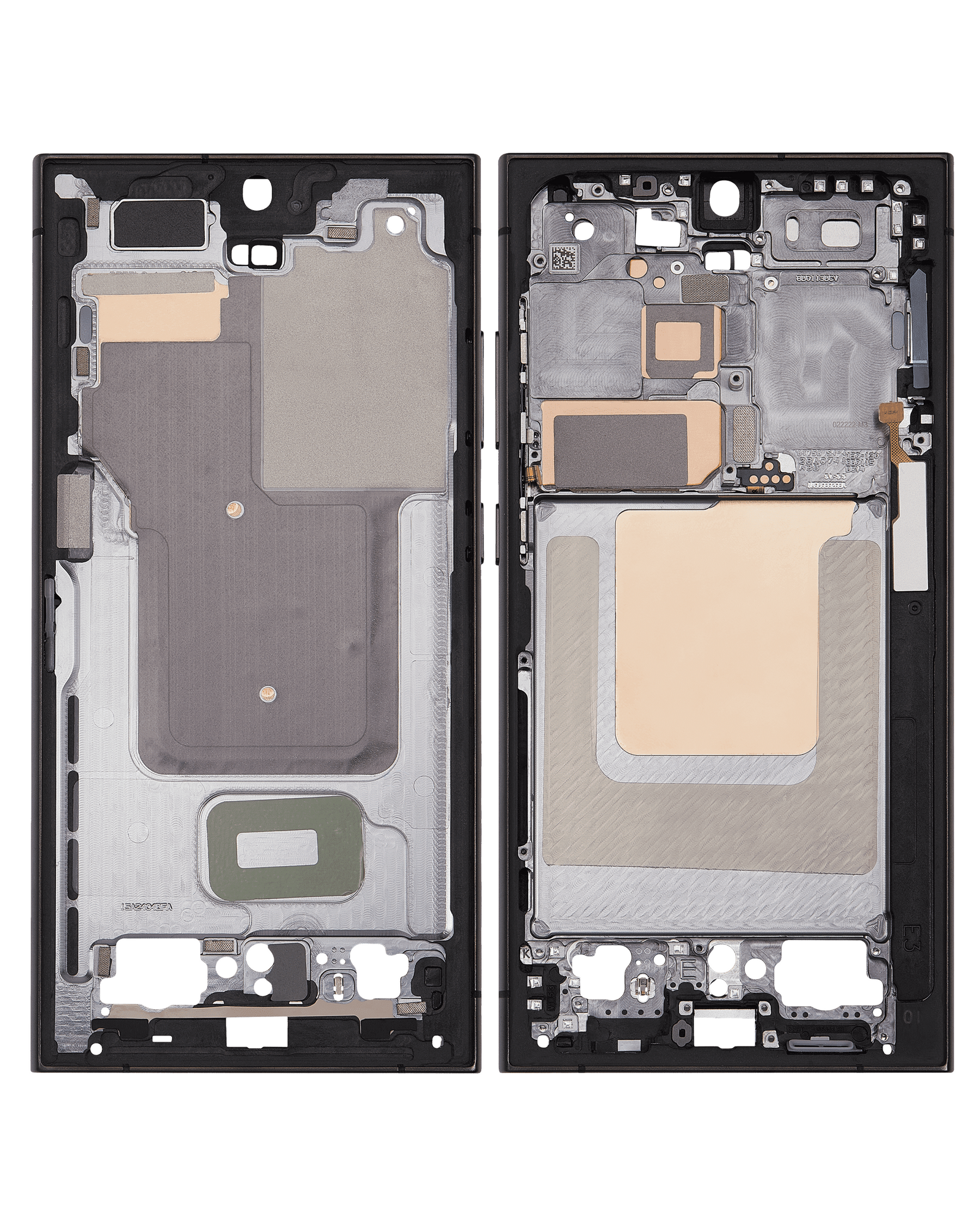 Replacement Mid-Frame Housing Compatible For Samsung Galaxy S24 Ultra 5G (North American & International Version) (Titanium Black)