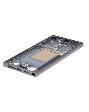 Replacement Mid-Frame Housing Compatible For Samsung Galaxy S24 Ultra 5G (North American & International Version) (Titanium Black)