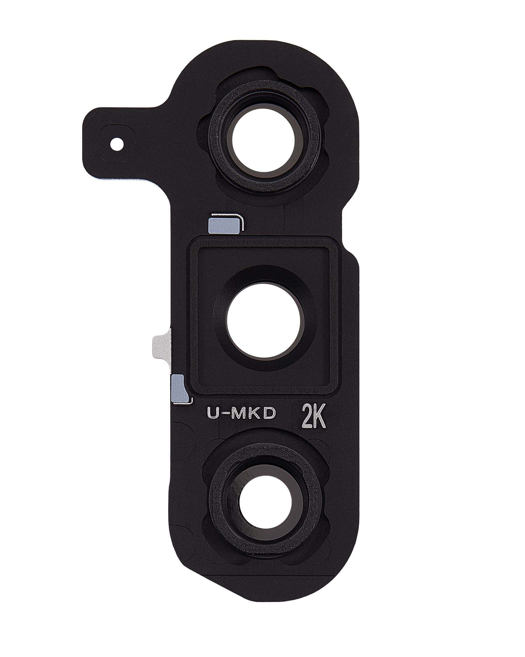 Back Camera Lens With Cover Bezel Ring Compatible For Samsung Galaxy S24 Plus 5G Replacement (Onyx Black)