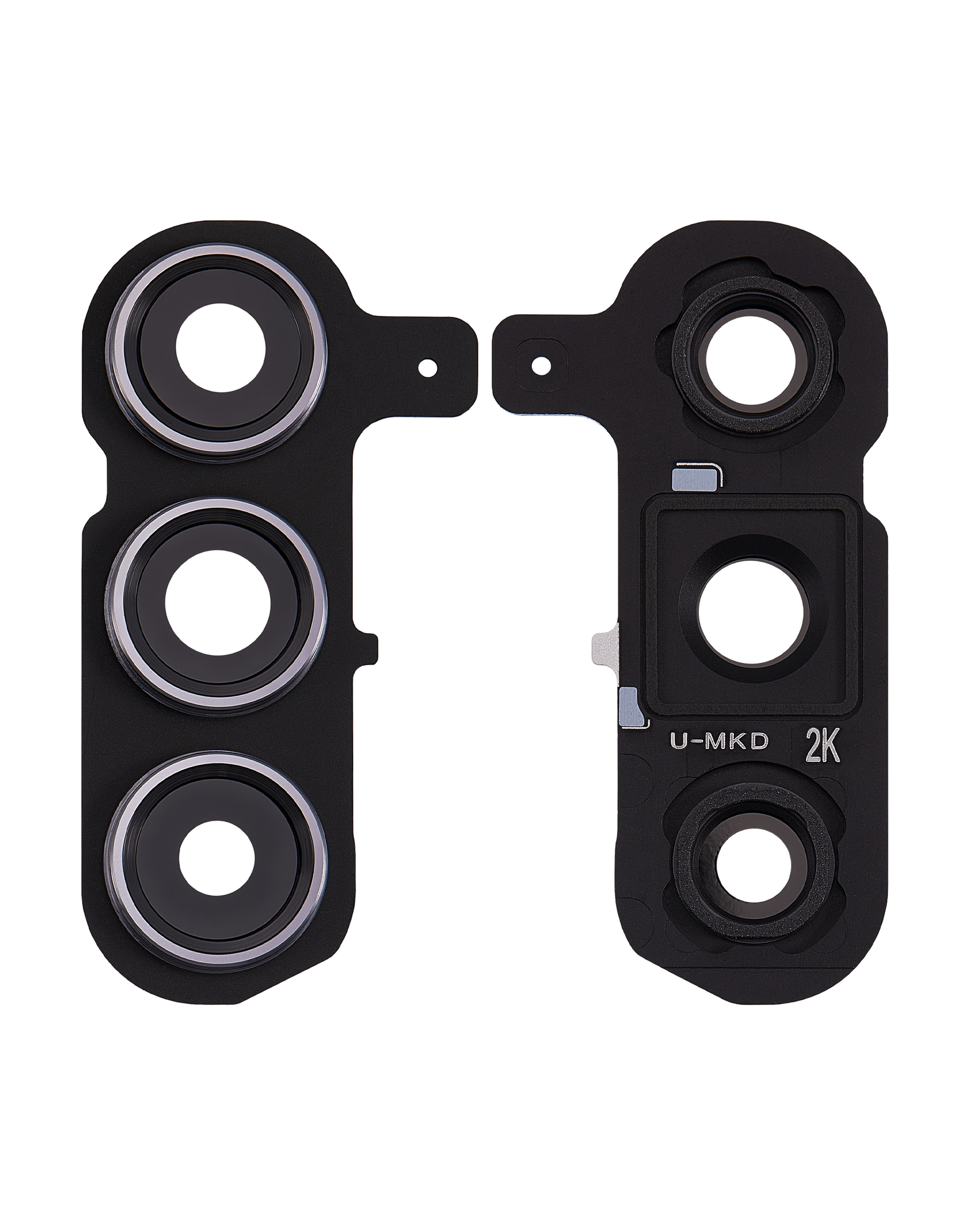 Back Camera Lens With Cover Bezel Ring Compatible For Samsung Galaxy S24 Plus 5G Replacement (Onyx Black)