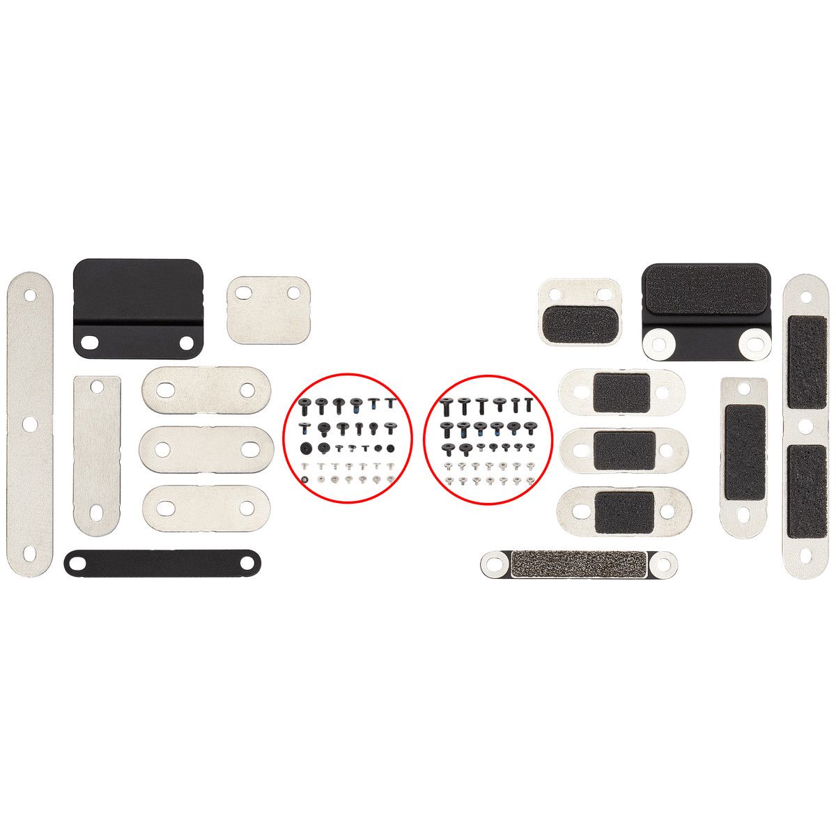 Full Set Small Metal Bracket And Screw Set Compatible For MacBook Pro 14" (A2442 / Late 2021)