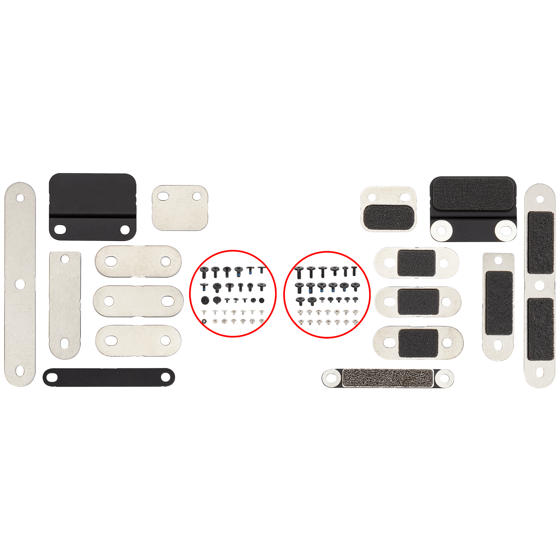 Full Set Small Metal Bracket And Screw Set Compatible For MacBook Pro 14" (A2442 / Late 2021)