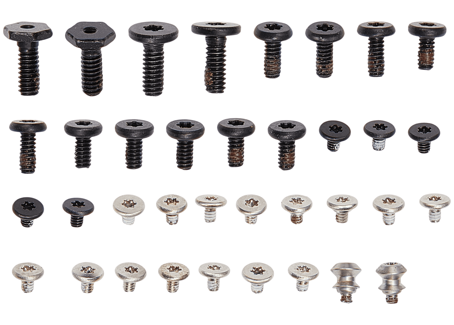 Full Set Small Metal Bracket And Screw Set Compatible For MacBook Pro 16" (A2485 / Late 2021)