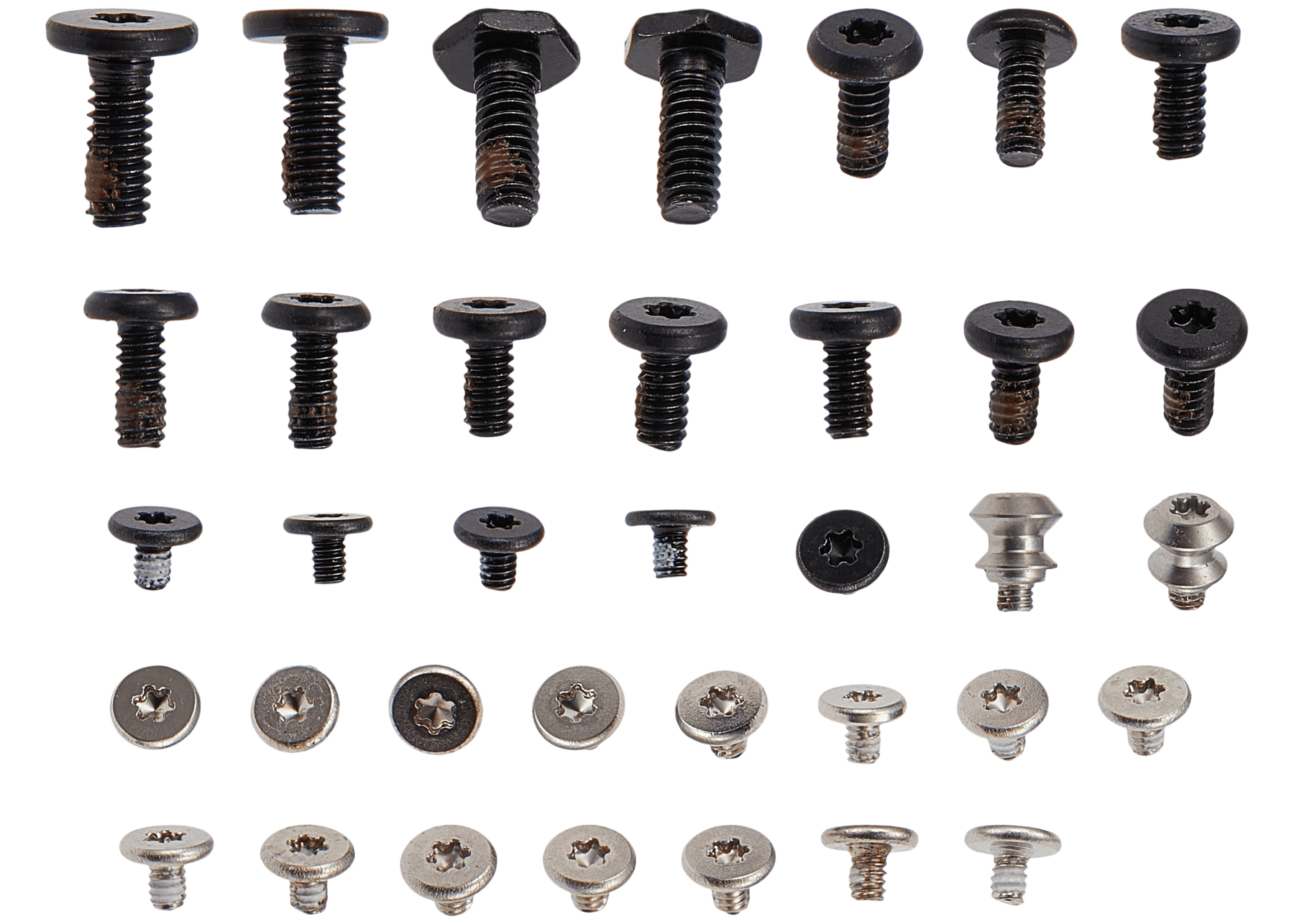 Full Set Small Metal Bracket And Screw Set Compatible For MacBook Pro 16" (A2780 / Late 2023)