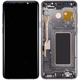 Replacement OLED Assembly With Frame Compatible For Samsung Galaxy S9 Plus (Refurbished) (Titanium Gray)