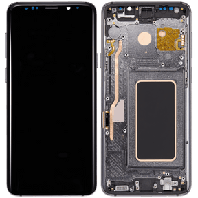 Replacement OLED Assembly With Frame Compatible For Samsung Galaxy S9 Plus (Refurbished) (Titanium Gray)