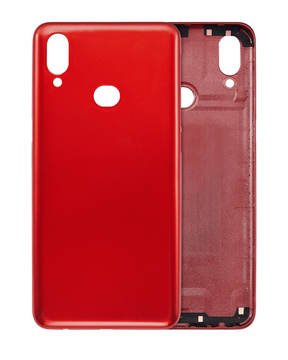 Back Cover Glass Compatible For Samsung Galaxy A10S (A107 / 2019) (Vemake) (Red)