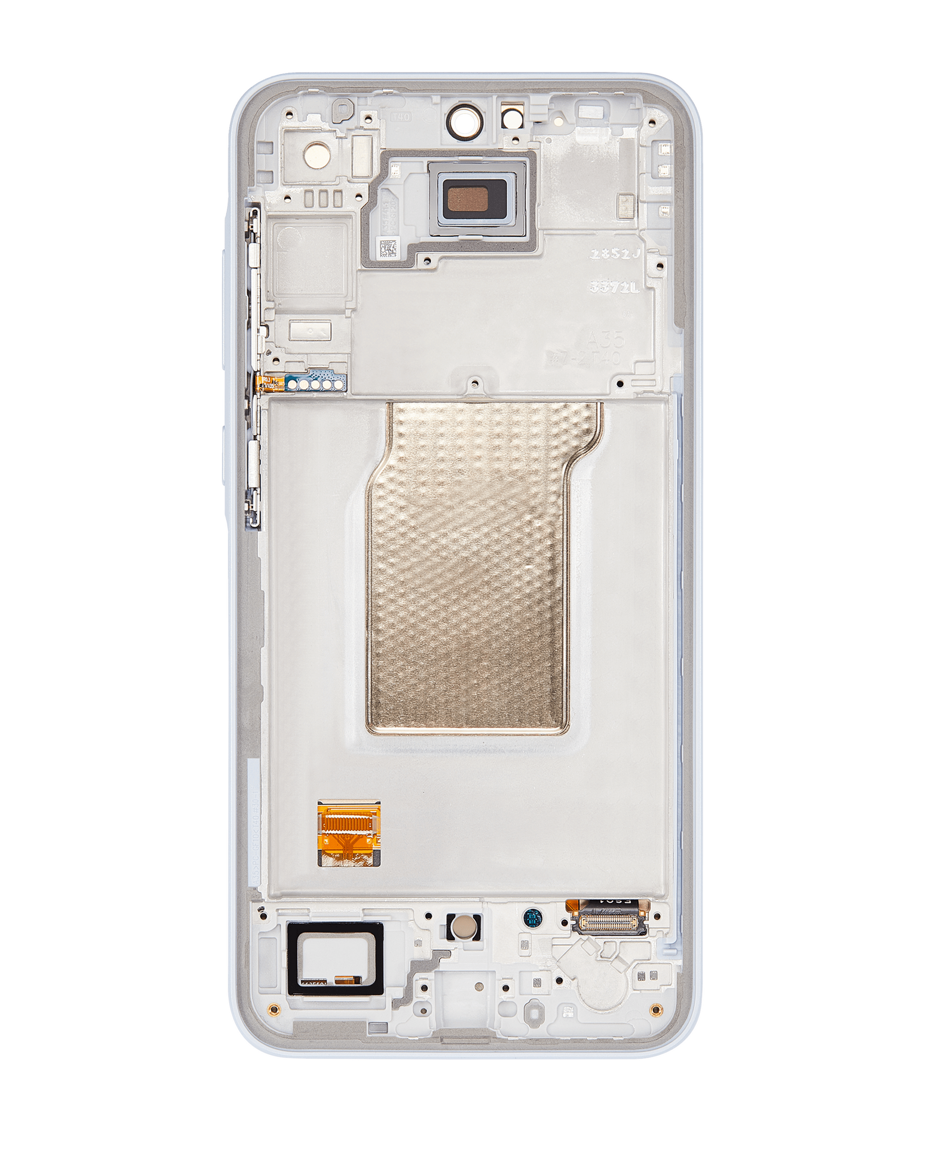 OLED Assembly With Frame Compatible For Samsung Galaxy A35 5G (A356 / 2024) (Refurbished) (Iceblue)