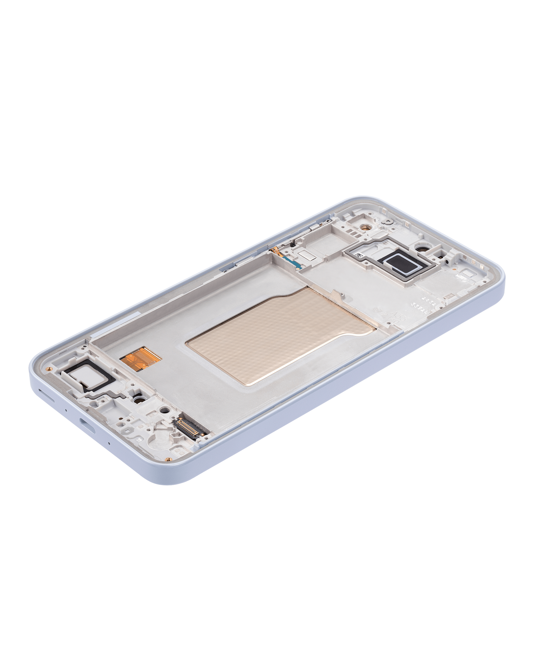 OLED Assembly With Frame Compatible For Samsung Galaxy A35 5G (A356 / 2024) (Refurbished) (Iceblue)