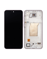 OLED Assembly With Frame Compatible For Samsung Galaxy A35 5G (A356 / 2024) (Refurbished) (Lilac)
