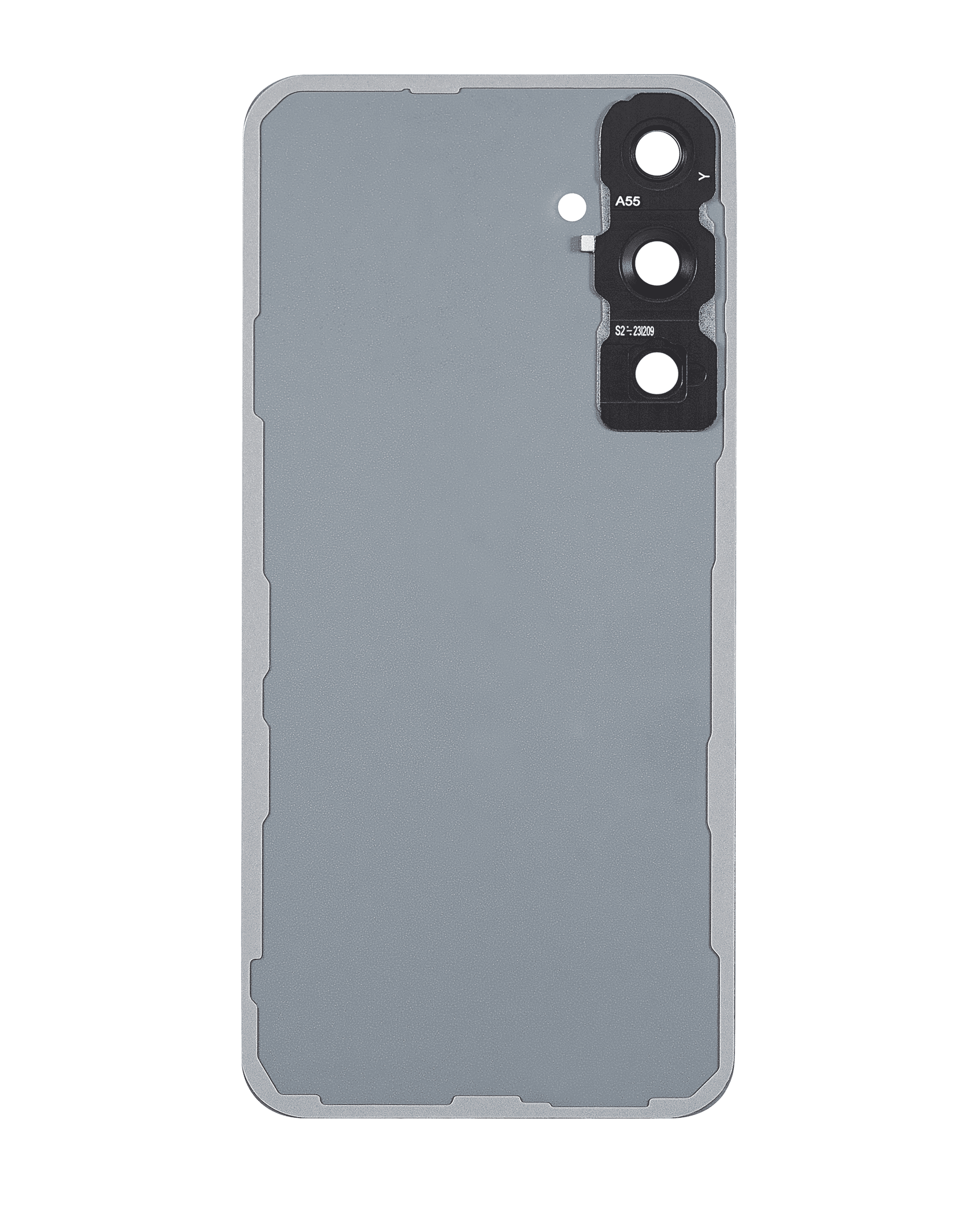 Back Cover Glass With Camera Lens Compatible For Samsung Galaxy A55 5G Replacement (A556 / 2024) (No Logo) (Vemake) (Lemon)