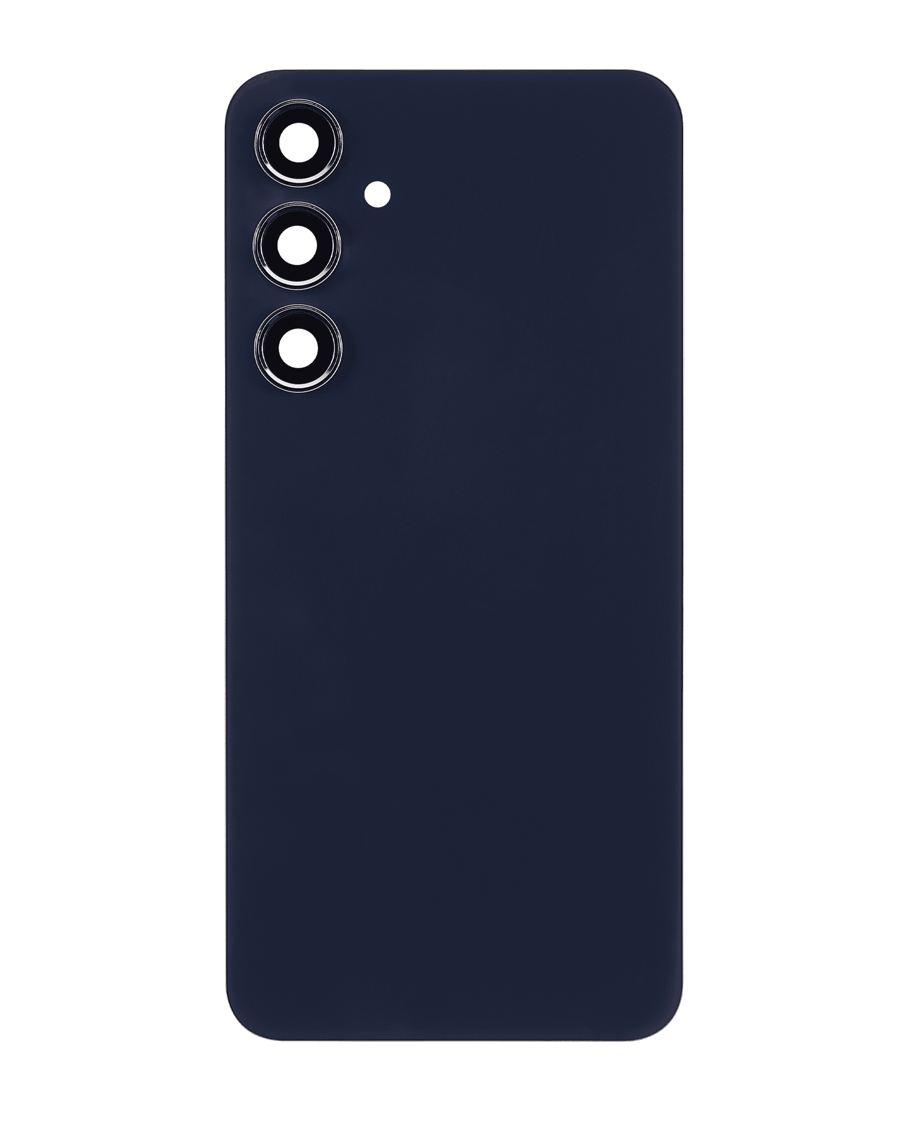 Replacement Back Cover Glass With Camera Lens Compatible For Samsung Galaxy A55 5G (A556 / 2024) (No Logo) (Vemake) (Navy)