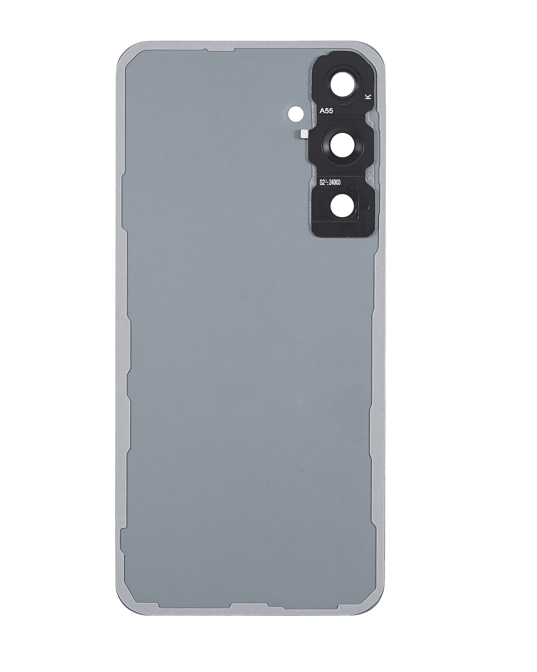 Replacement Back Cover Glass With Camera Lens Compatible For Samsung Galaxy A55 5G (A556 / 2024) (No Logo) (Vemake) (Navy)