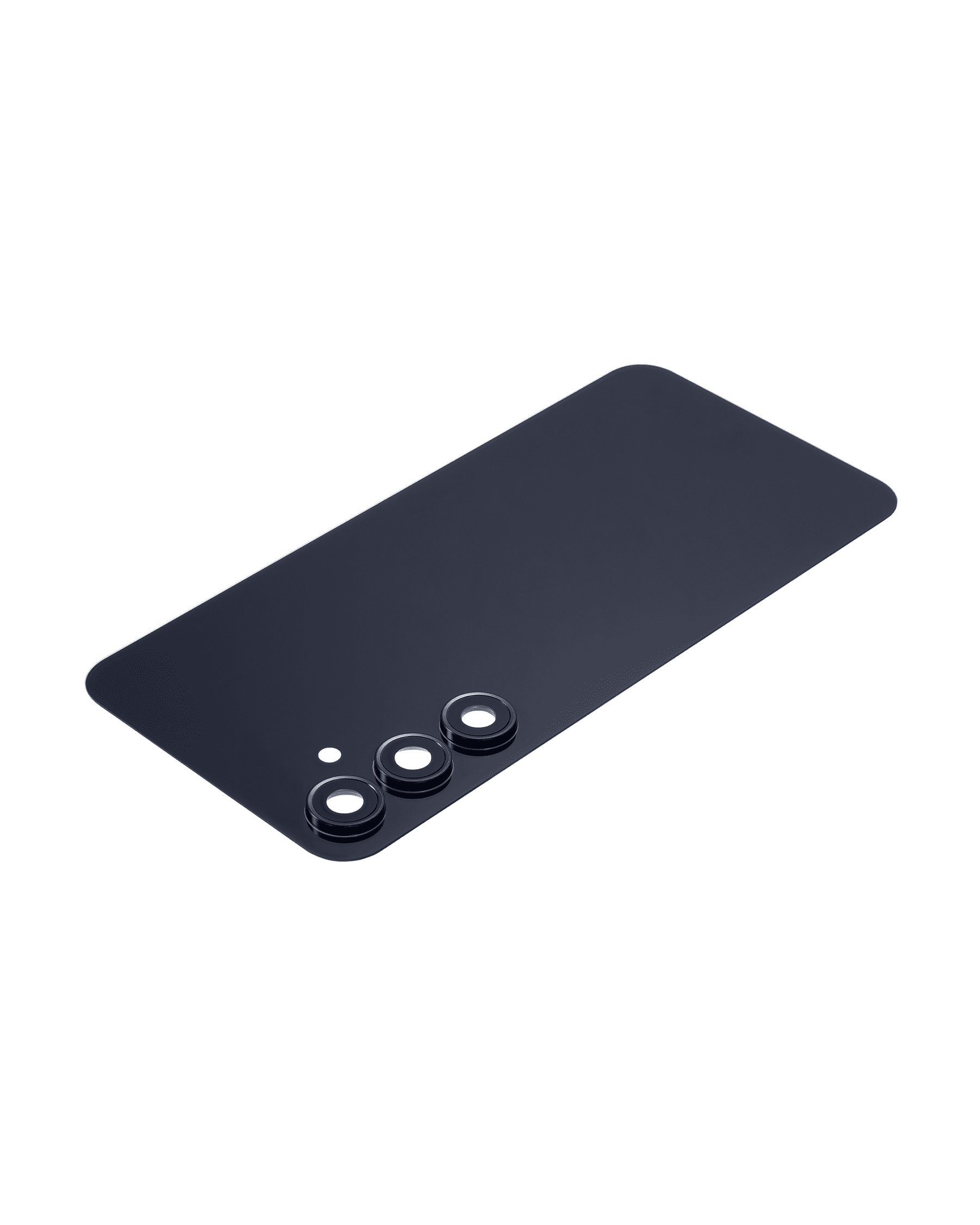 Replacement Back Cover Glass With Camera Lens Compatible For Samsung Galaxy A55 5G (A556 / 2024) (No Logo) (Vemake) (Navy)